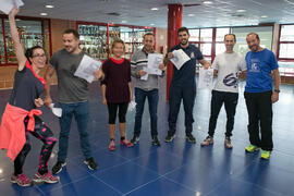 Participantes del taller de deportes de orientación. 7º Congreso Internacional de Actividad Físic...