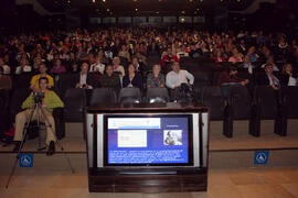 Asistentes al Panel de Expertos. 3º Congreso Internacional de Actividad Físico-Deportiva para Mayores de la Universidad de Málaga. Palacio de Ferias y Congresos de Málaga. Marzo de 2009