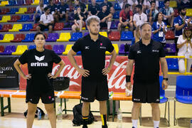 Partido Universidad de Aveiro - Universidad de Colonia. Categoría Femenina. Campeonato Europeo Universitario de Balonmano. Antequera. Julio de 2017