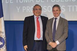 Toma de posesión de José Napoleón Pérez Farinós como profesor titular del Área de Medicina Preventiva y Salud Pública de la Universidad de Málaga. Paraninfo. Diciembre de 2022