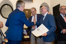 Entrega de Título de Socio. 230º Aniversario de la Sociedad Económica Amigos del País. Plaza de la Constitución. Septiembre de 2019