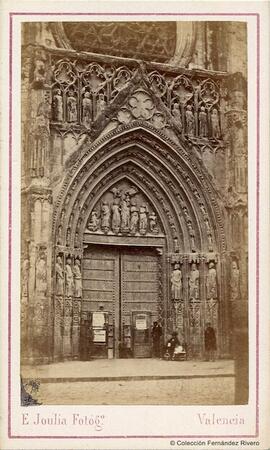 Valencia, Catedral, Puerta de los Apóstoles. Eugenio Jouliá.