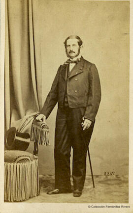 Madrid, retrato de Antonio de los Ríos Rosas, presidente del Congreso de los Diputados. J. Laurent.