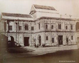 Sevilla, fachada del Ayuntamiento en la Plaza de San Francisco. Luis Léon Masson.