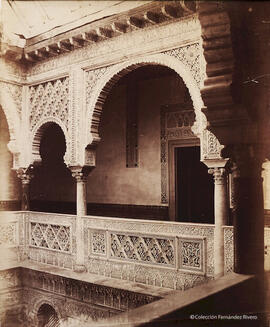 Sevilla,  Alcázar, Patio de las Muñecas, piso superior. Luis Léon Masson