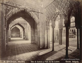 Granada, Alhambra, Sala de Justicia y Patio de los Leones. Garzón fotógrafo.