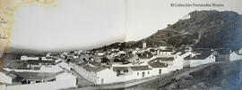 Cártama (Málaga), vista del pueblo y la Ermita de la Virgen de los Remedios. Fotógrafo desconocido.