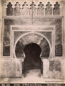 Córdoba, Mezquita, el Mihrab. Garzón fotógrafo.