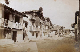 Hondarribia (antigua Fuenterrabía), barrio de la Marina. Neurdein.