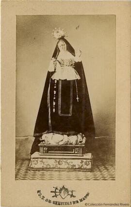 Madrid, Imagen Virgen de Servitas. Fotógrafo desconocido.