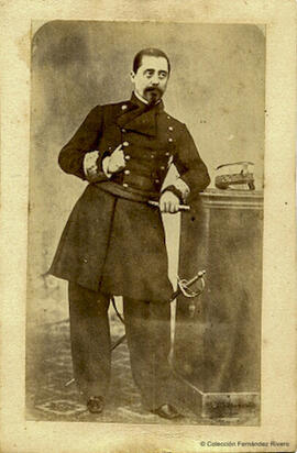 Madrid, retrato del general Diego de los Ríos.  J. Laurent.