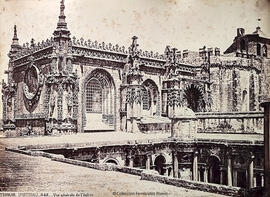 Tomar (Portugal), convento de Cristo, la iglesia. J. Laurent.
