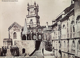 Sintra (Portugal), palacio de la Peña, patio principal. J. Laurent.