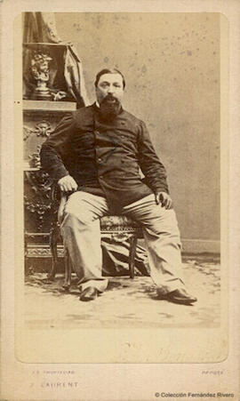 Madrid, retrato del Príncipe Pierre Bonaparte. J. Laurent.