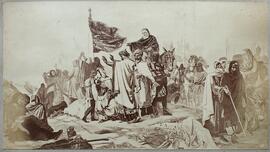 Reproducción óleo de Benito Soriano Murillo, fechado en 1856, y titulado "El suspiro del moro". Clifford.