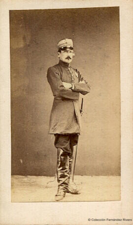 Madrid, retrato del mariscal de campo Rafael Echagüe. J. Laurent.