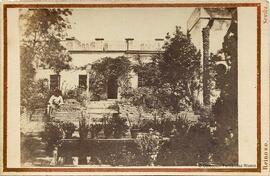 Castilleja de la Cuesta (Sevilla), Casa-Palacio de Hernán Cortés, jardín. Reinoso.