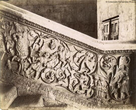 Salamanca, Escuelas Mayores, detalle de la escalera. Casiano Alguacil.