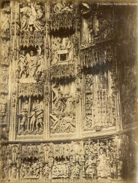 Toledo, Catedral, Altar Mayor, detalles del retablo. Casiano Alguacil.