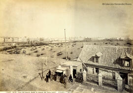 Cádiz, el puerto y la fachada marítima.  J. Laurent.