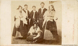Tetuán (Marruecos), grupo de hebreos. J. Laurent.