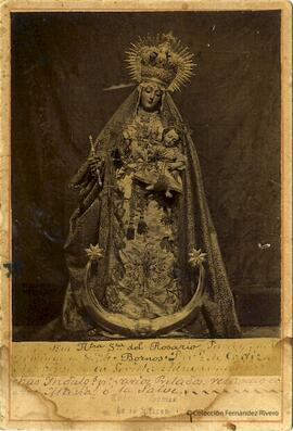 Bornos (Cádiz), imagen de Nuestra Señora del Rosario, patrona de la localidad. Eugenio Gómez de la Herranz.