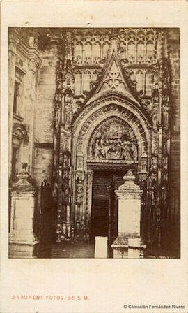Sevilla, Catedral, puerta de Campanillas. J. Laurent.