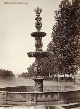 Málaga. Fuente de Génova en la Alameda. J. Laurent.