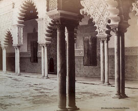 Sevilla, Alcázar, Patio de las Doncellas, ángulo. Luis Léon Masson.
