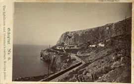 Gibraltar, Punta de Europa, el faro y la residencia del gobernador. James Mann.