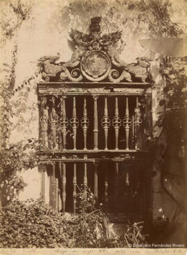 Sevilla, Casa de Pilatos, Reja en el patio. E. Beauchy