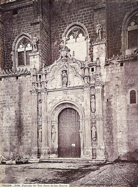 Toledo, Portada de San Juan de los Reyes. J. Laurent.