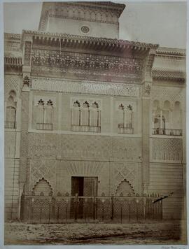 Sevilla, Alcázar, Portada del Palacio del Rey Don Pedro. Clifford.