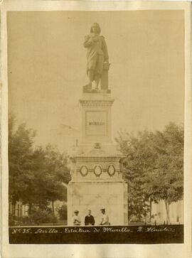 Sevilla, estatua de Murillo. Ramón Almela.