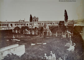 Sevilla, Alcázar, jardines. L. Masson.