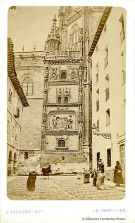 Burgos, catedral fachada lateral. J. Laurent.