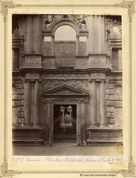 Granada, Palacio de Carlos V, entrada. E. Beauchy.