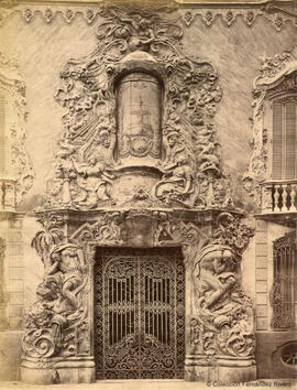 Valencia, Palacio del Marqués de Dos Aguas, portada. Frank Mason Good.