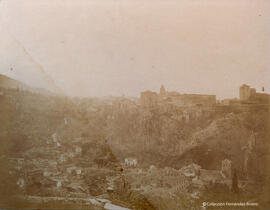 Granada, la Alhambra desde el mirador de San Nicolás. Charles Mauzaisse.