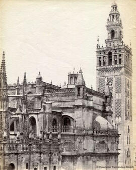 Sevilla, Catedral y torre de la Giralda. Francis Frith & Co.