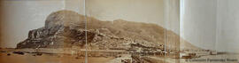 Gibraltar, vista del Peñón desde el muelle Nuevo. Fotógrafo desconocido.