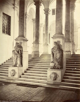 Génova (Italia). Escalera en el Palacio Durazzo Pallavicini. Alfredo Noack.