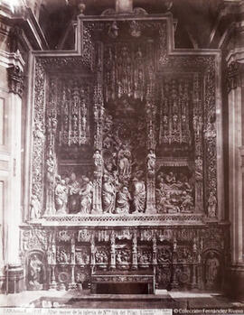 Zaragoza, Basílica del Pilar, retablo del Altar Mayor . J. Laurent y Cia.