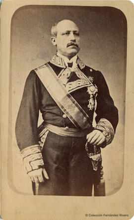 Madrid, retrato del general Serrano. J. Laurent.
