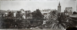 Sevilla, Jardines del Alcázar y Torre de la Giralda. Linares.