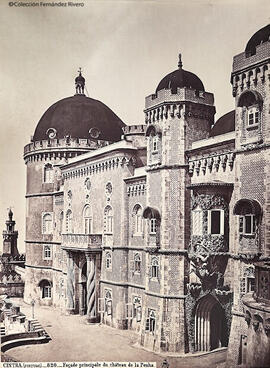 Sintra (Portugal), palacio de la Peña, fachada principal. J. Laurent.