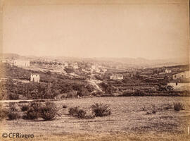 Orense, panorama de la ciudad desde el oeste. Valentín Medía.