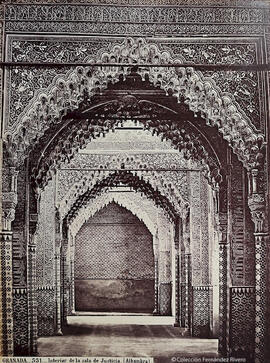Granada, Alhambra, Sala de la Justicia. J. Laurent.