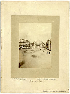 Madrid, Puerta del Sol. J. Laurent.