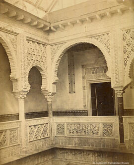 Sevilla, Alcázar, Patio de las Muñecas, galería superior. Francisco Leygonier